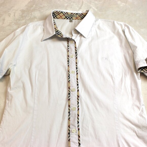 Burberry London Button Front Shirt Kids Youth (2XL) - Picture 5 of 8